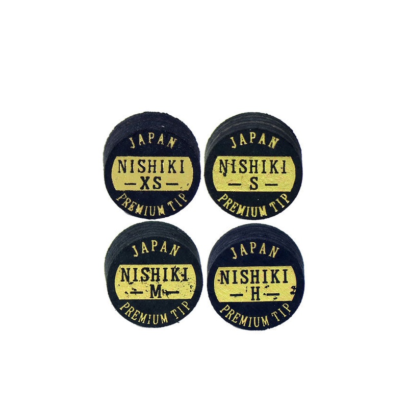 Nishiki Black Pool Cue Tips
