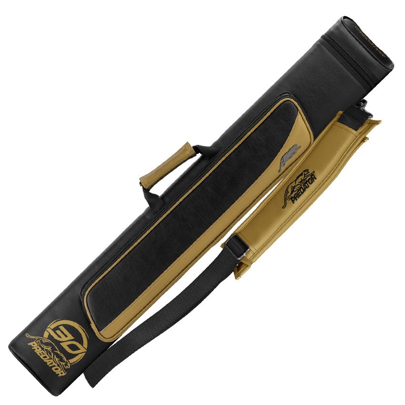 Predator C35BLKGLDH 30th Anniversary Roadline 3×5 Hard Pool Cue Case – Black and Gold