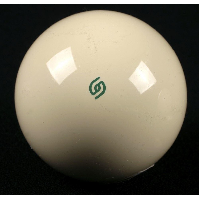 Aramith Tournament Magnetic Green Logo Cue Ball