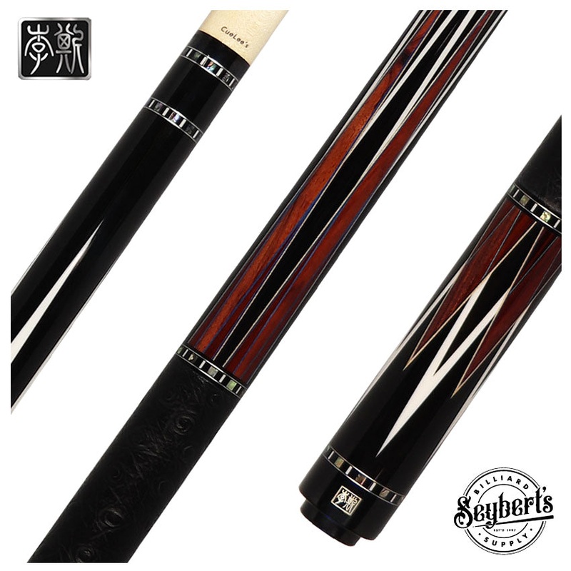 Cuelees Beserker Pool Cue with Black Ostrich Wrap – LS-B05