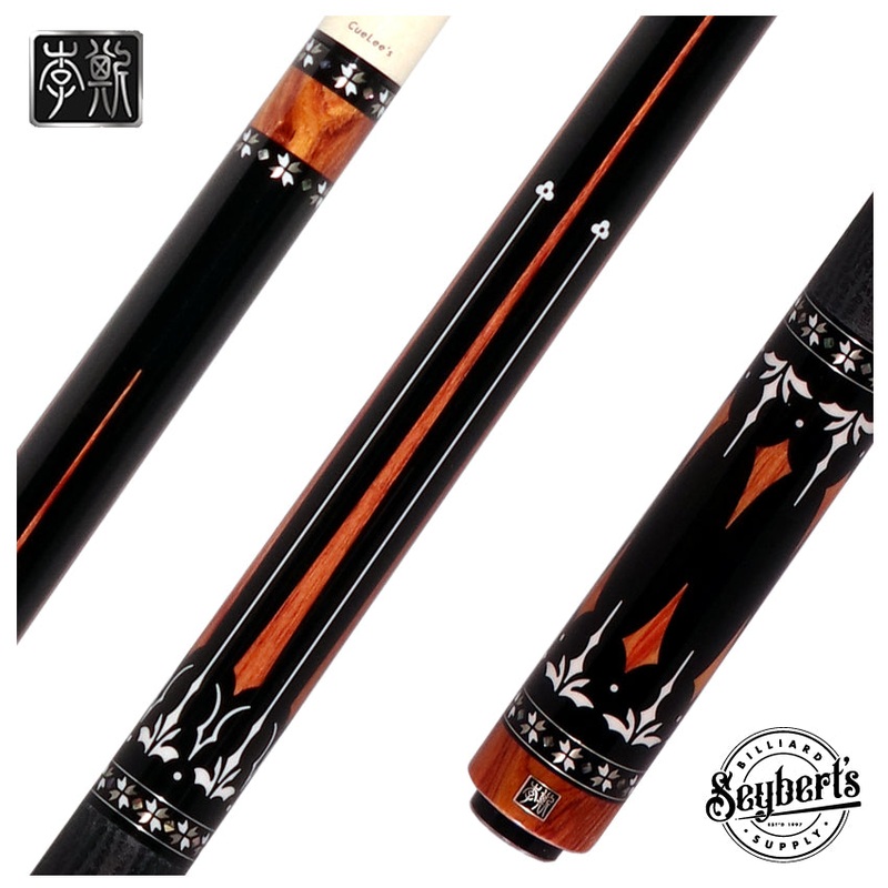 Cuelees Carefree 1 Pool Cue with Genuine Black Shark Skin Wrap – LS-A02