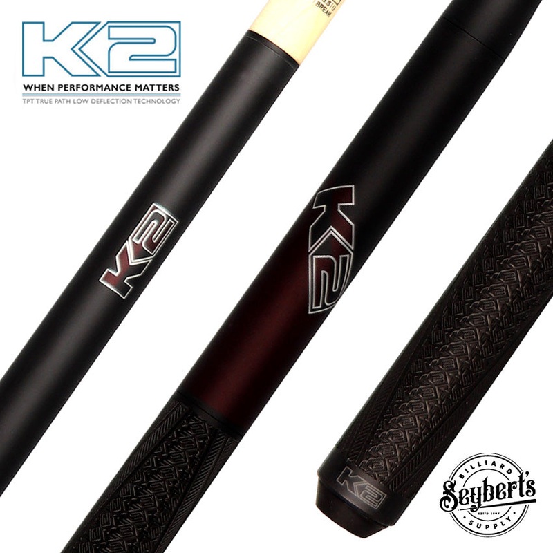 K2 Black and Burgundy 5 in 1 Break/Jump Pool Cue – KLJBBG