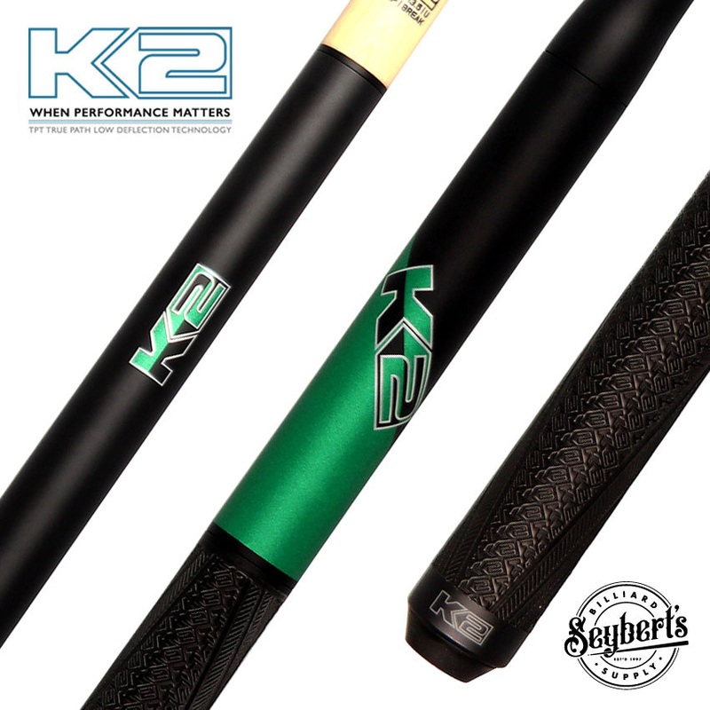 K2 Black and Green 5 in 1 Break/Jump Pool Cue – KLJBGN
