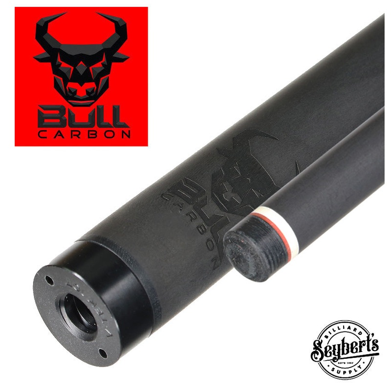 Bull Carbon LD Low Deflection Pool Cue Shaft – 3/8 x 10 Thread