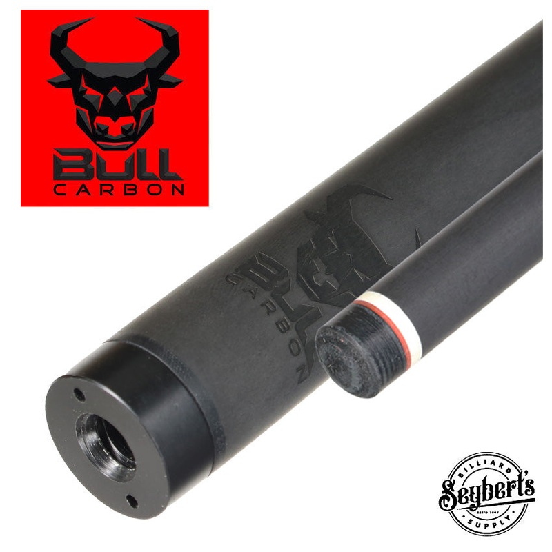 Bull Carbon LD Low Deflection Pool Cue Shaft – 3/8 x 11 Thread