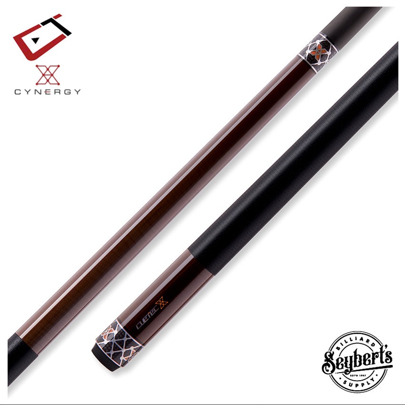 Cuetec Cynergy X Amber Black with Poly Wrap Pool Cue – 95-122U