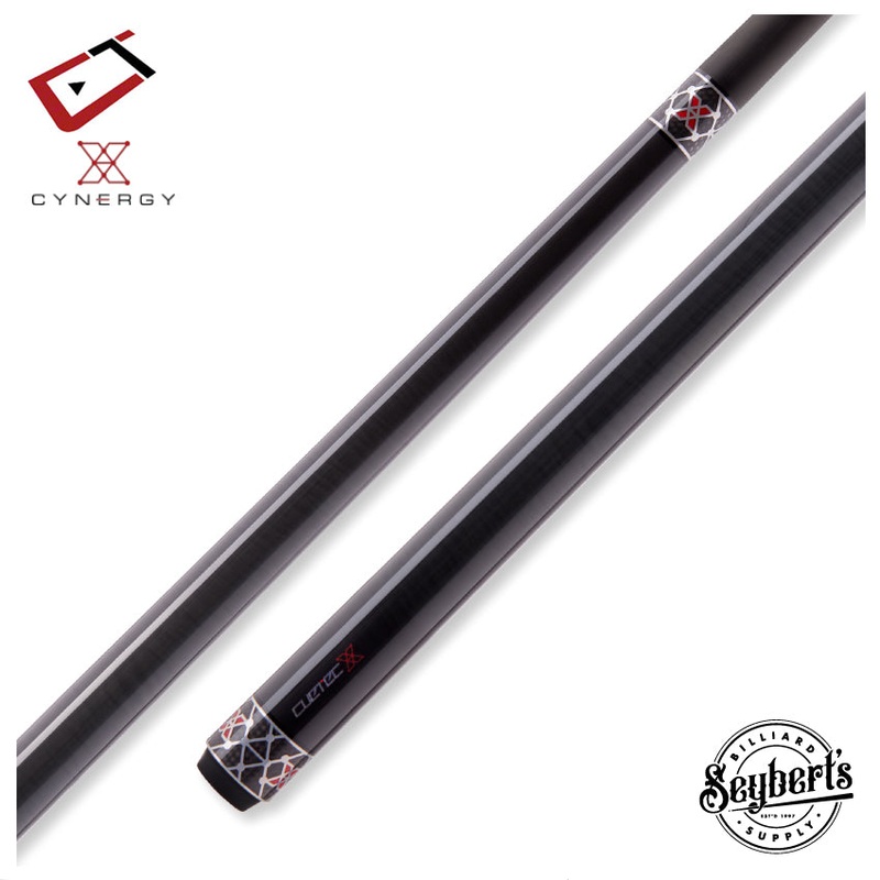Cuetec Cynergy X Raw Black No-Wrap Pool Cue – 95-120