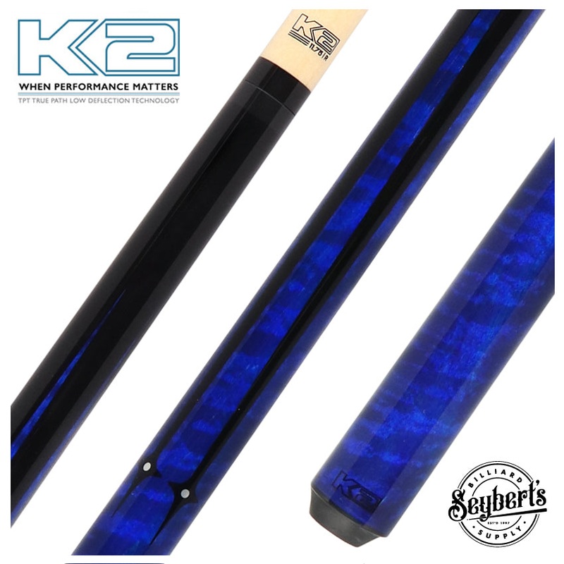 K2 Blue Sneaky Pete Radial Pool Cue with 11.75mm Shaft – KLSPBL