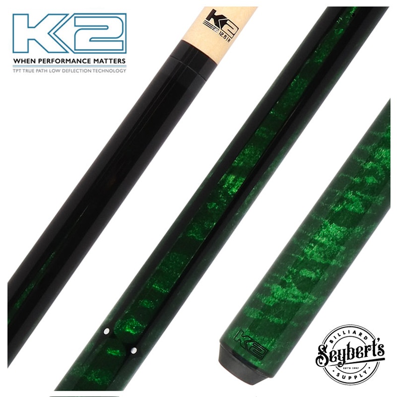 K2 Green Sneaky Pete Radial Pool Cue with 11.75mm Shaft – KLSPGN