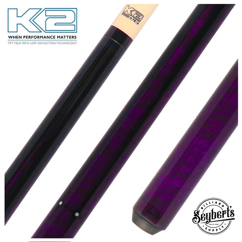 K2 Purple Sneaky Pete Radial Pool Cue with 11.75mm Shaft – KLSPPL