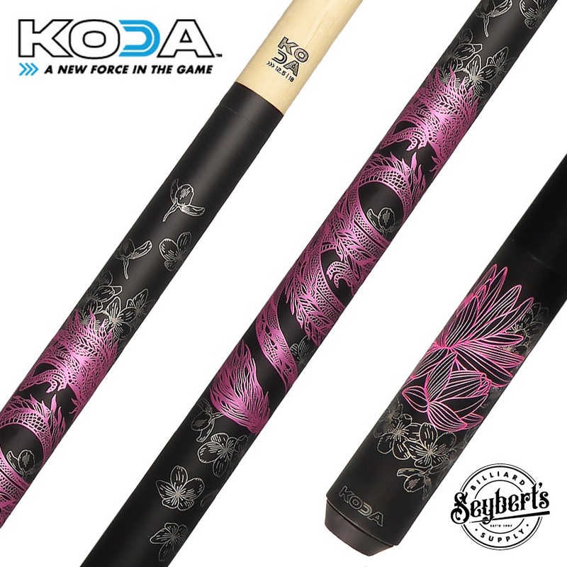 KODA Pink Dragon Graphic Pool Cue – KDV15PK