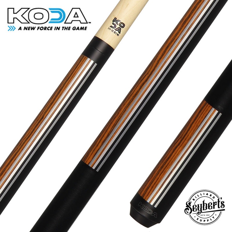 KODA Split Design Black and Bocote Graphic Pool Cue – KD29BC