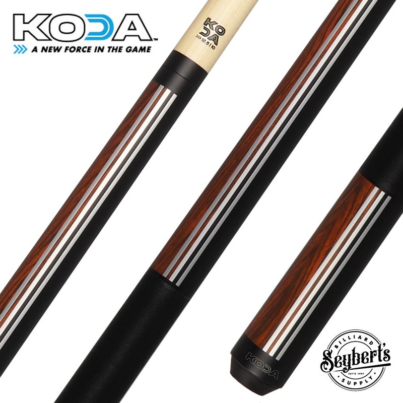 KODA Split Design Black and Cocobolo Graphic Pool Cue – KD29CO