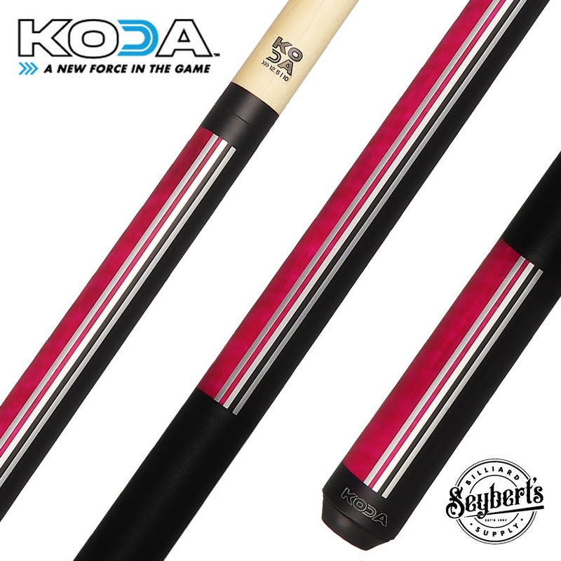 KODA Split Design Black and Pink Graphic Pool Cue – KD29PK