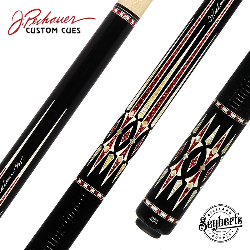 Pechauer Champions Collection David Alcaide 3 Ruby Pool Cue – DA3R