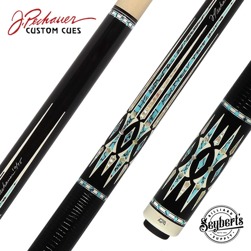 Pechauer Champions Collection David Alcaide 3 Turquoise Pool Cue – DA3T