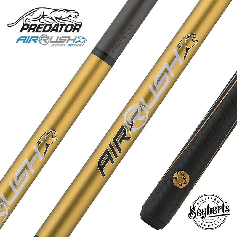 Predator AIR Rush Jump Cue 30th Anniversary Gold – Sport Wrap – PAIRRUSHSWGD