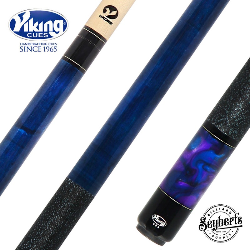 Viking Bedlam Series Cue – Blue Stain and Pearl – BE0107
