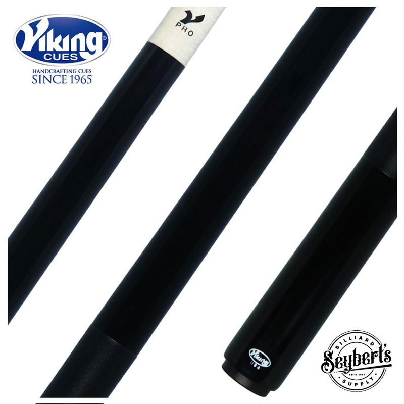 Viking Ovation Series Midnight Black S-Tuned Play Cue with VPRO Uni-Loc 12.5mm Shaft – OV0102STUNED