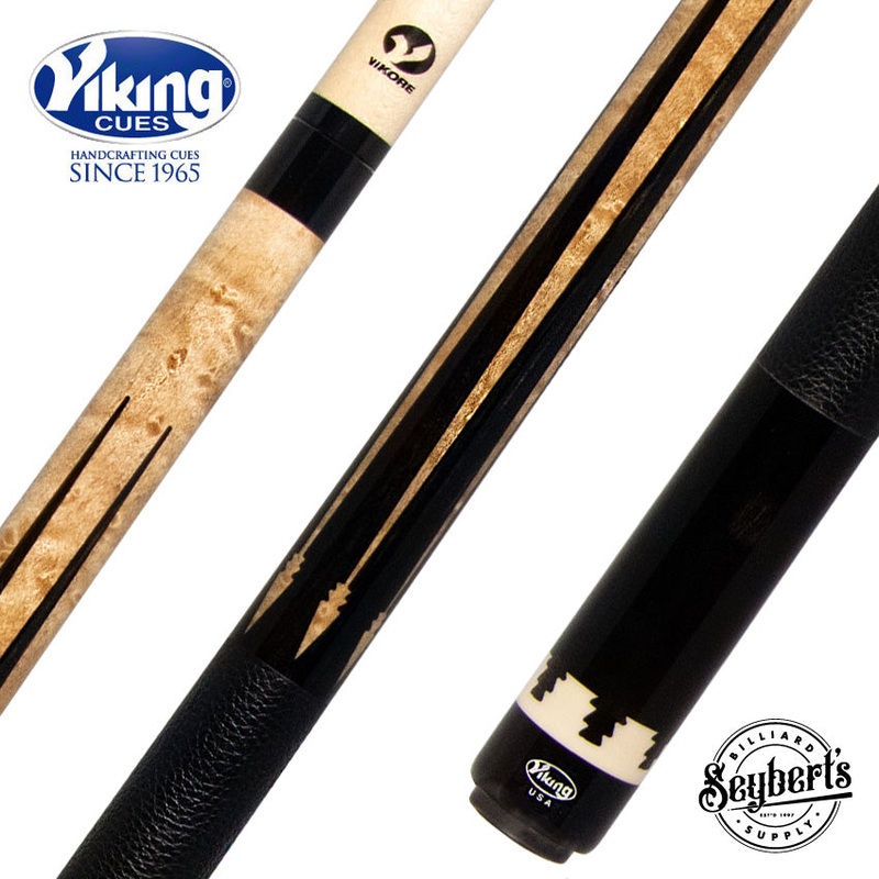 Viking Two-Feather Coyote Pool Cue with Vikore Shaft – SG-TF-CT2 New Design