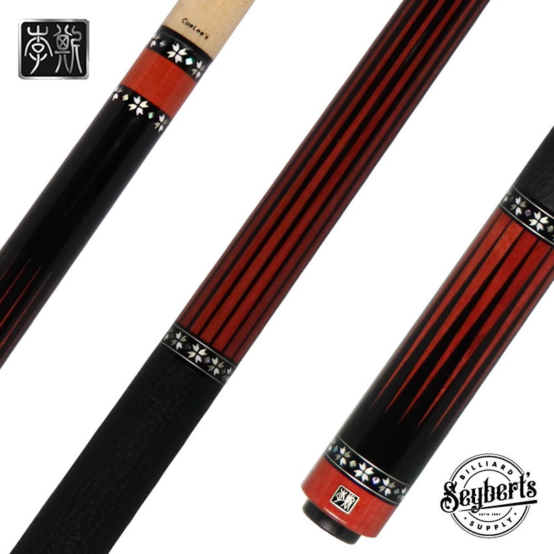 Cuelees Begonia Pool Cue with Black Sharkskin Wrap – LS-B08