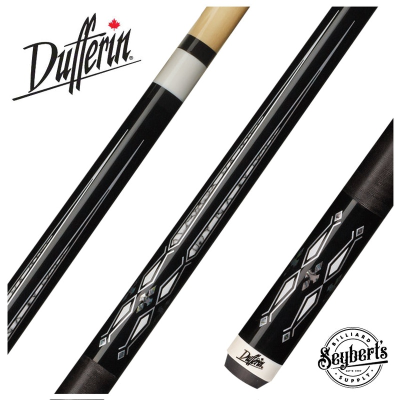 Dufferin Black and White with Linen Wrap Play Cue – D-SE23