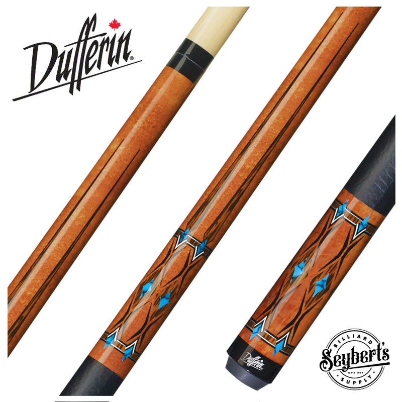 Dufferin Curly Maple and Blue Recon Play Cue – D-SE21