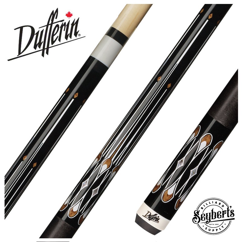 Dufferin  Play Cue – Black and Curly Maple D-SE22