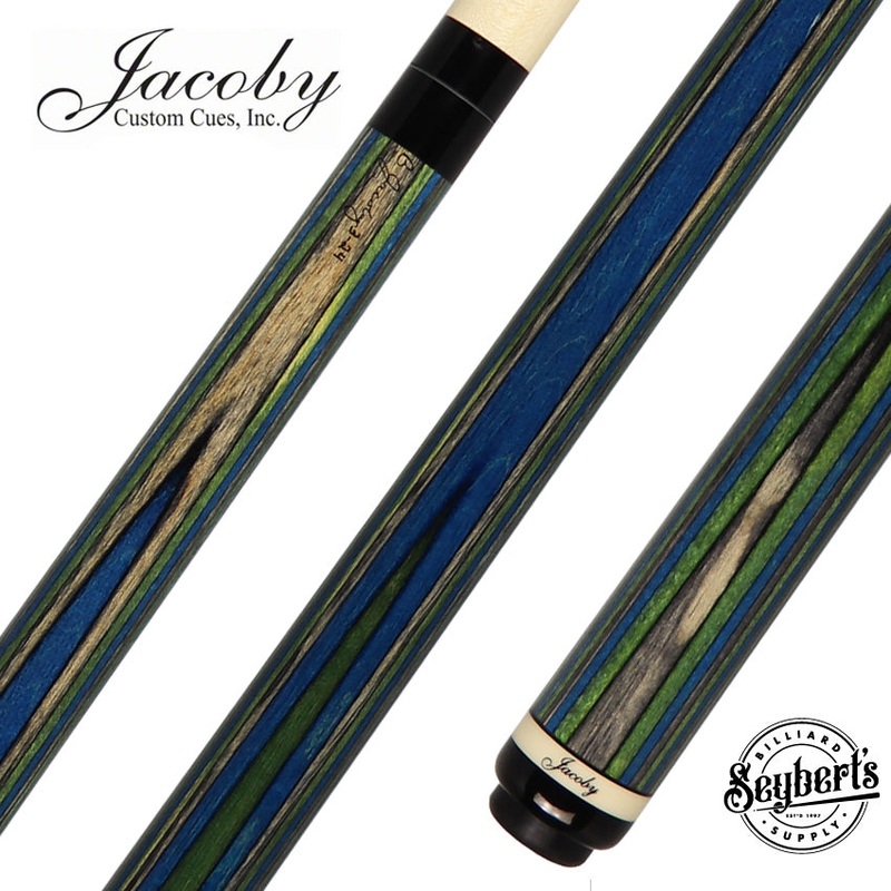 Jacoby Element Wind Cue Laminated Gray/Green/Blue – JACLAMWIND