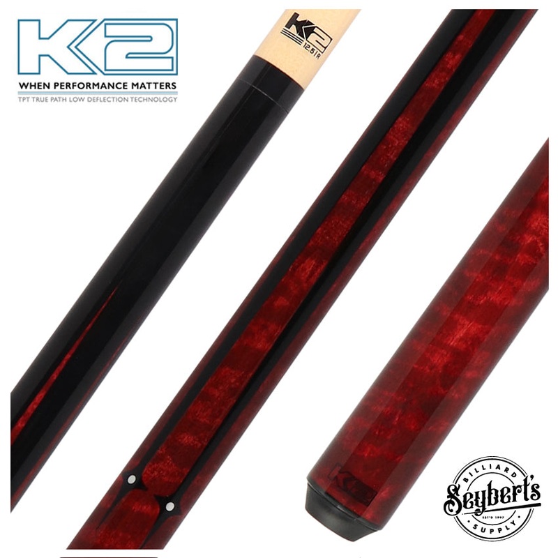 K2 Red Sneaky Pete Radial Pool Cue with 11.75mm Shaft – KLSPRD