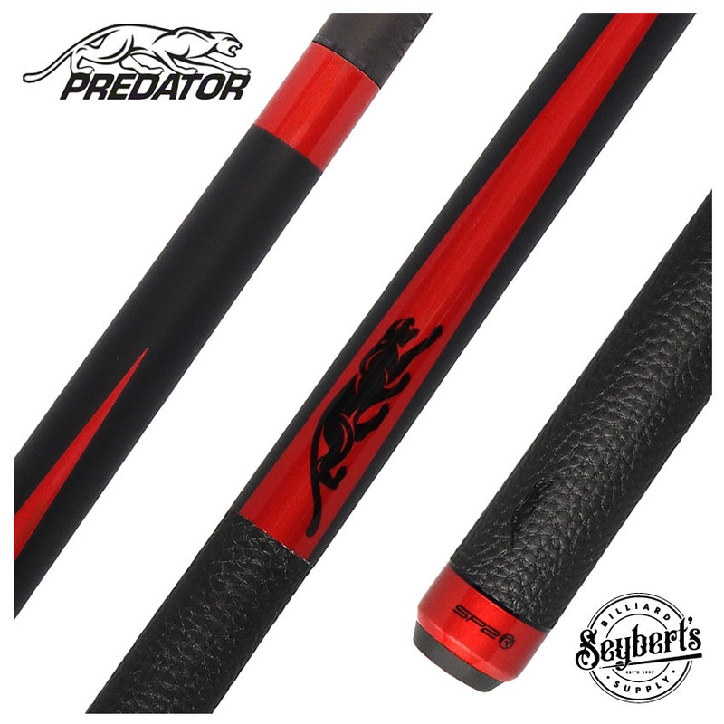 Predator SP2 Matte Black Forearm with Red Points Limited Pool Cue – SP2RED1