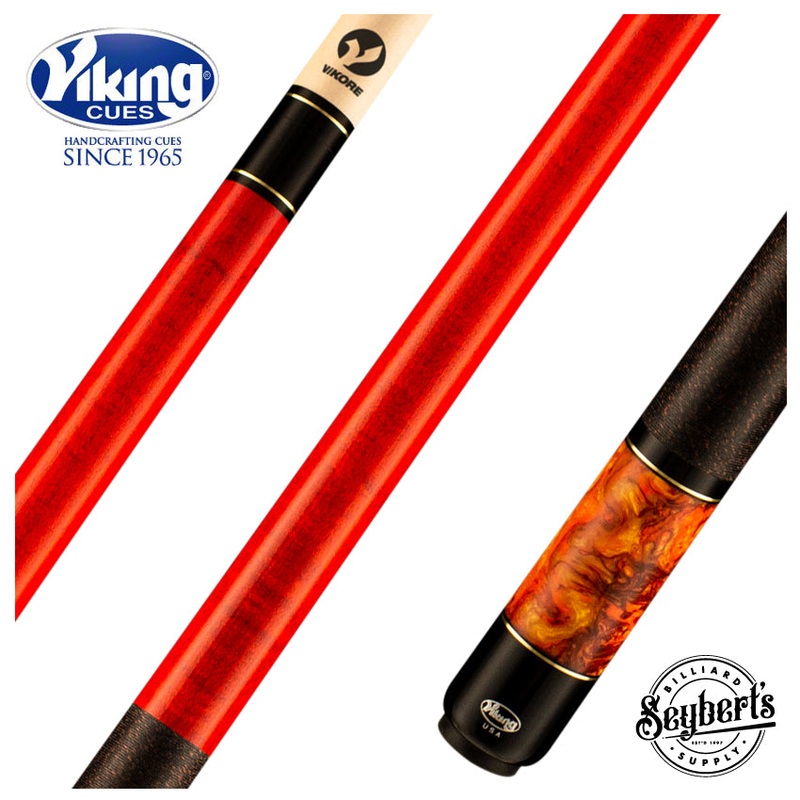 Viking Bedlam Series Sienna-Stained Maple with Autumn Sunset Pearl Play Cue – BE0109