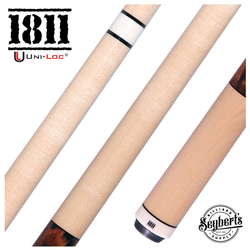 1811 Model 1 Maple Forearm and Butt Sleeve with Zebracote Graphic Wrapless Pool Cue Butt – Uni-Loc