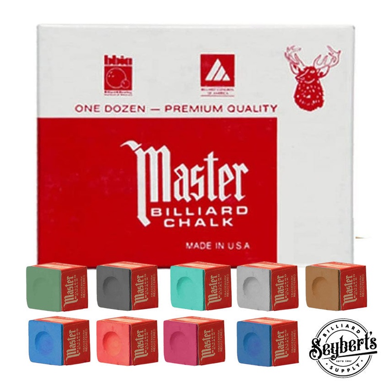 Master Pool Chalk – 1 Dozen
