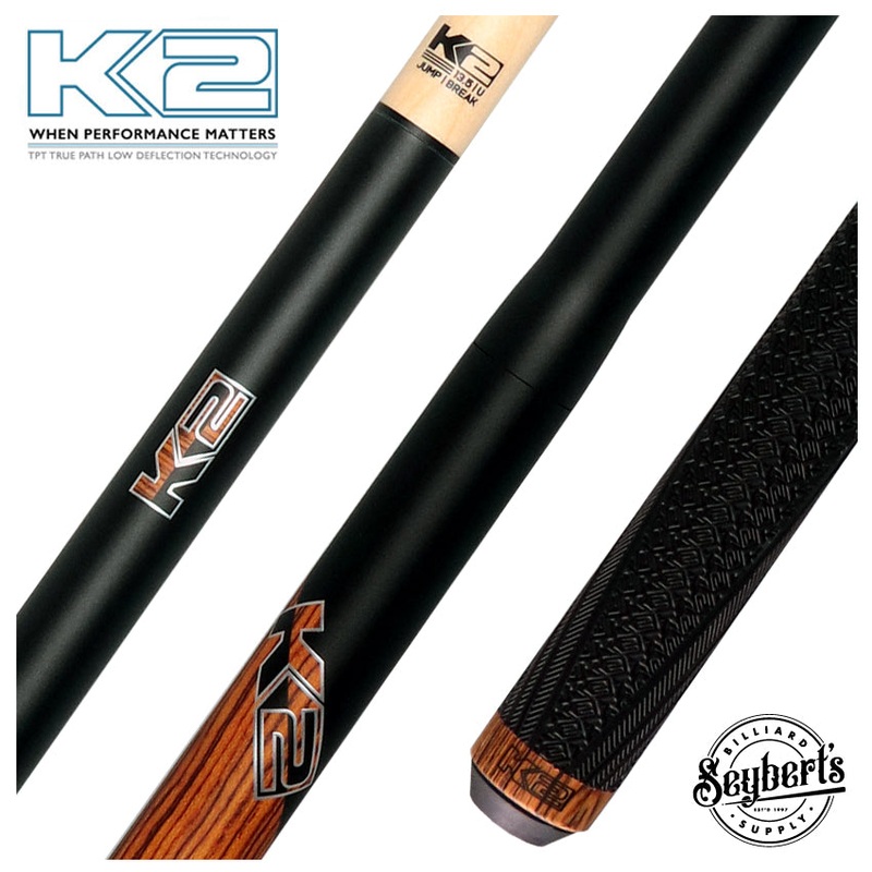 K2 Black and Bocote 5 in 1 Break/Jump Pool Cue