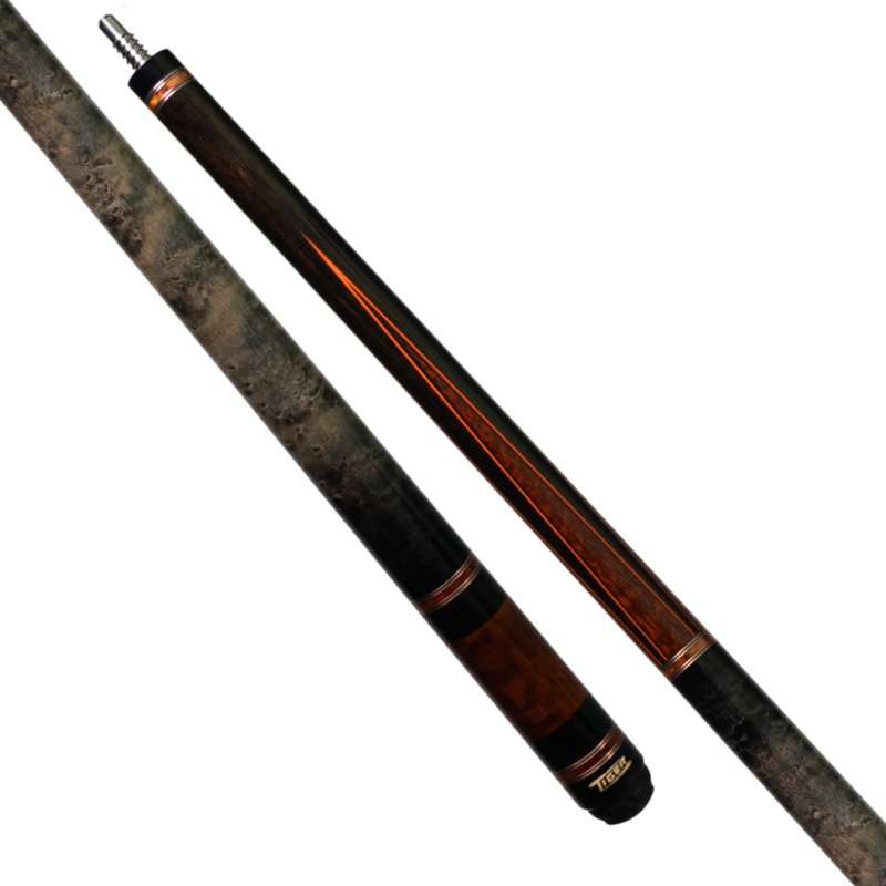 Tiger LX2 Ebony and Snakewood Wrapless Pool Cue