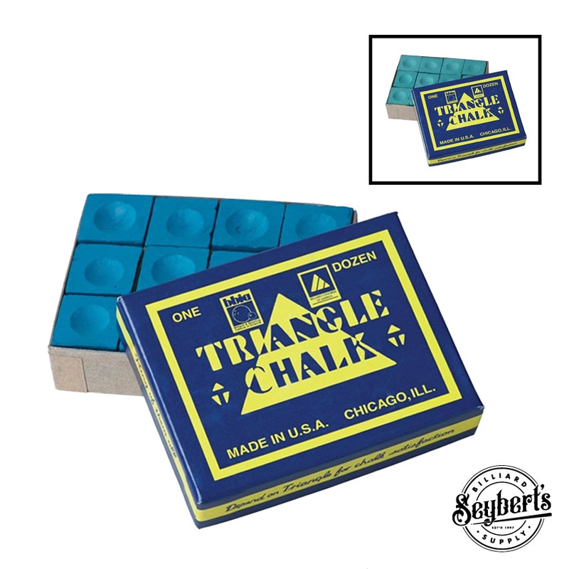 Triangle Billiard Chalk – 1 Dozen