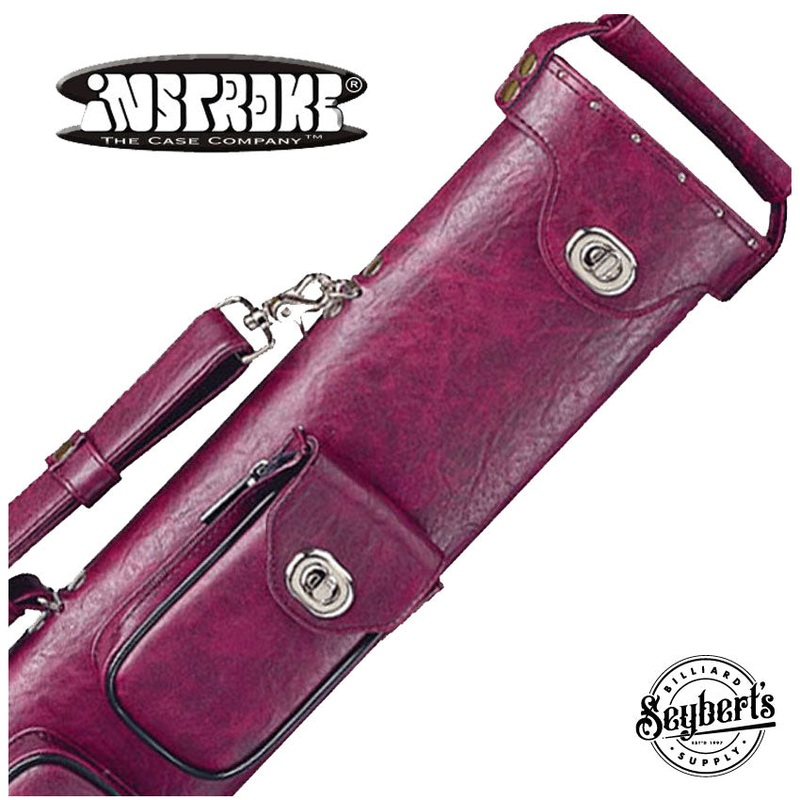 Instroke Premier Burgundy 2×3 Pool Cue Case – P2X3BUR