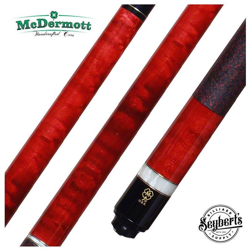 McDermott G Series Colorado Red Stain Birdseye Maple Pool Cue – G208