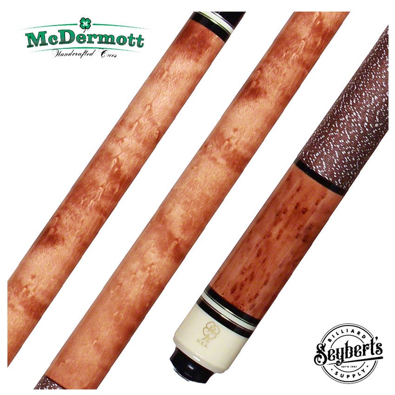 McDermott G Series Light Cherry Stained Birdseye Maple Pool Cue – G204