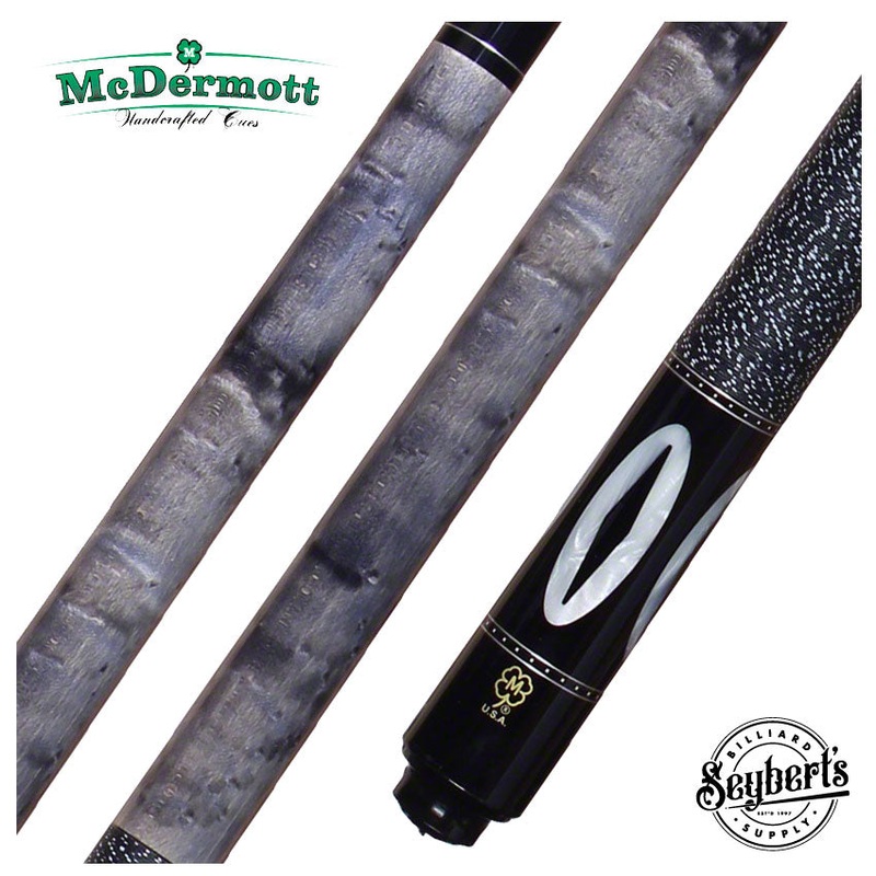 McDermott G Series Light Gray Stained Maple with White Pearl Inlays Pool Cue – G214