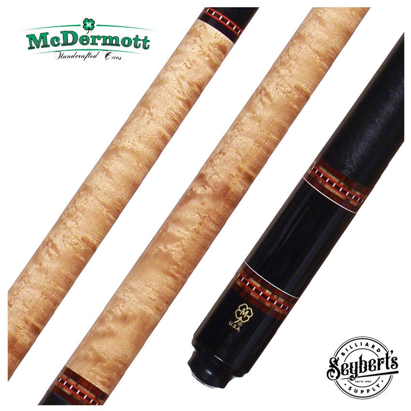 McDermott G Series Walnut Stained Birdseye Maple Pool Cue – G225