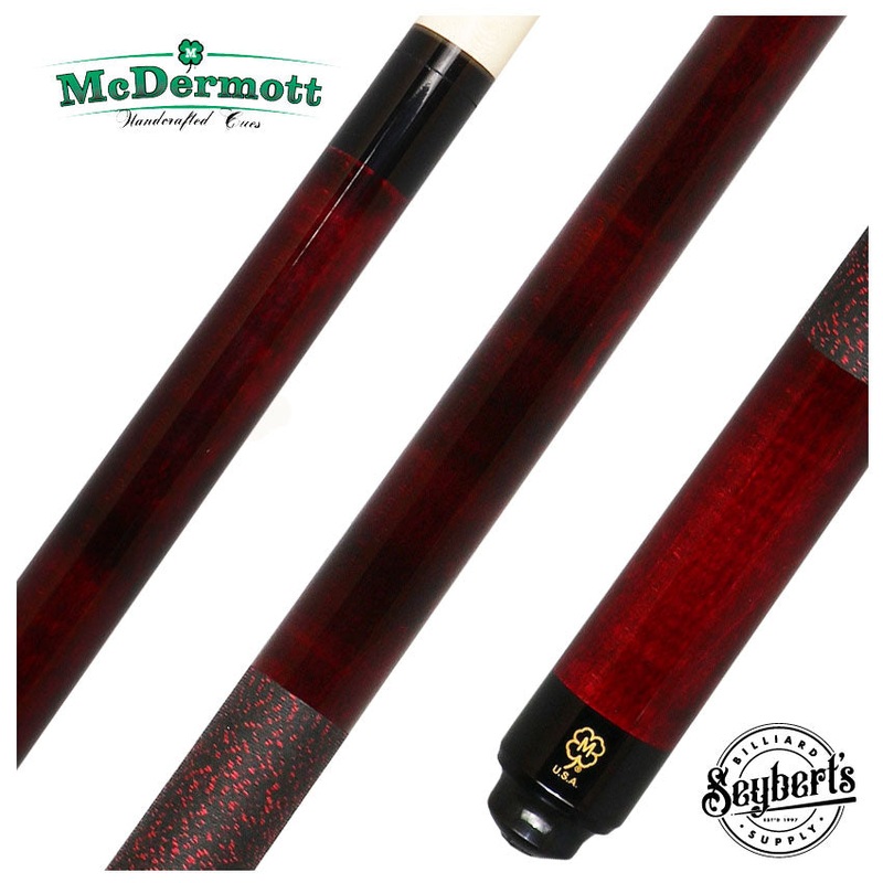 McDermott GS Series  Burgundy Stained Michigan Maple Pool Cue – GS03