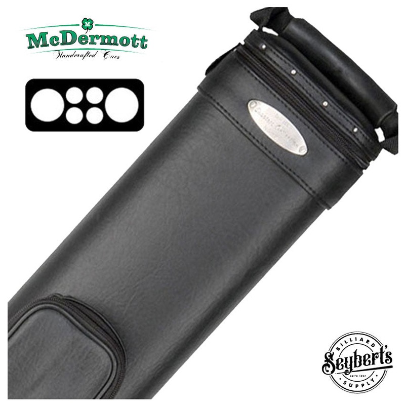 McDermott Shooter Collection Black 2×4 Pool Cue Case – 750804