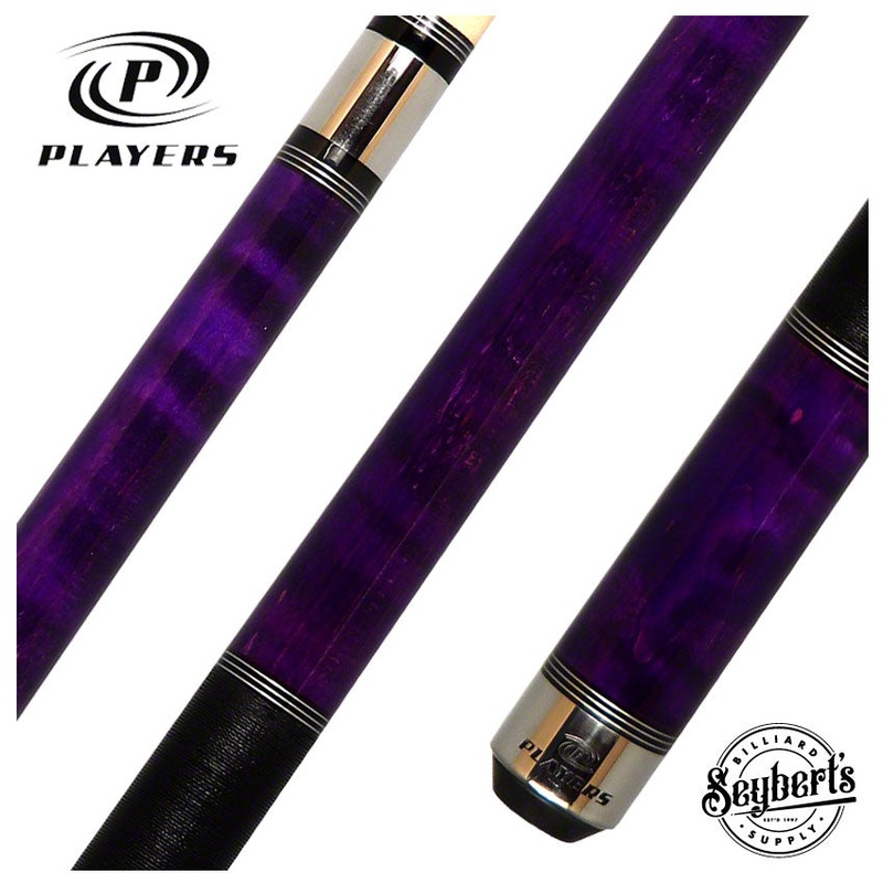 Players Classic Series Royal Purple Maple with Linen Wrap Pool Cue – C965