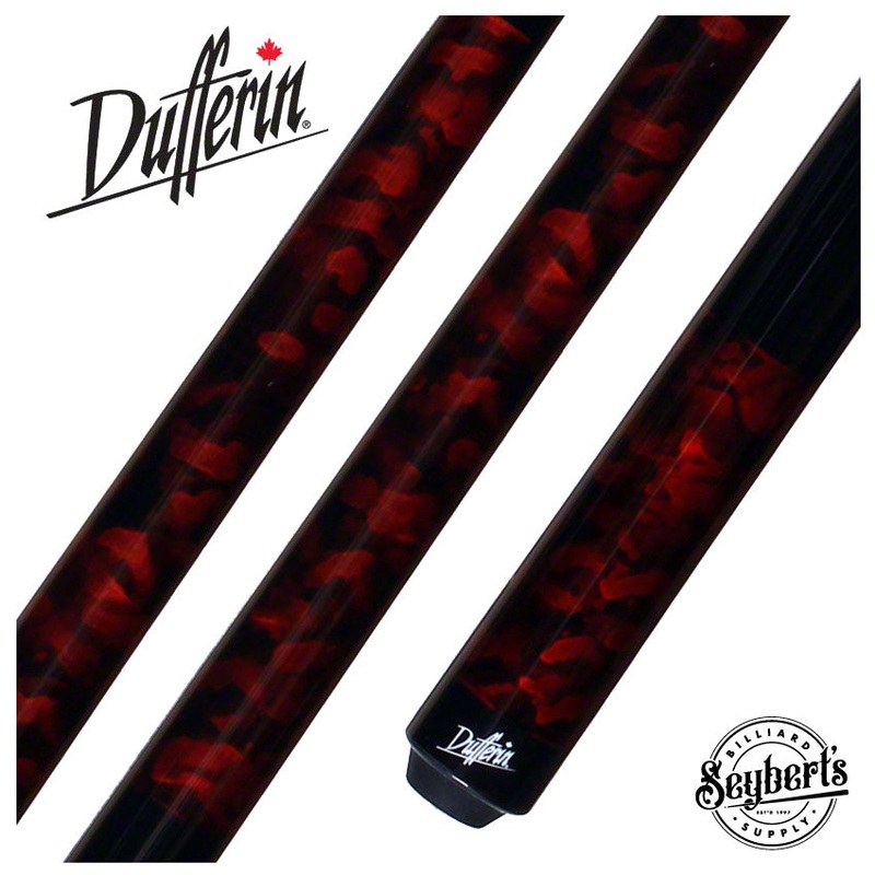 Dufferin Marbled Red Dream Pool Cue – D202