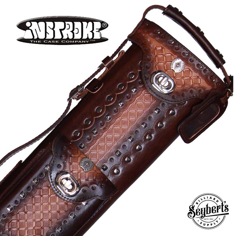 Instroke Southwest Brown 3×7 Pool Cue Case – INSW37BR