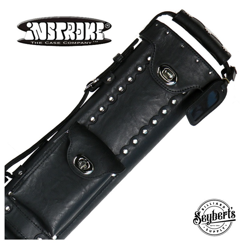 Instroke Vinyl Cowboy Black 2×2 Pool Cue Case – VC22B
