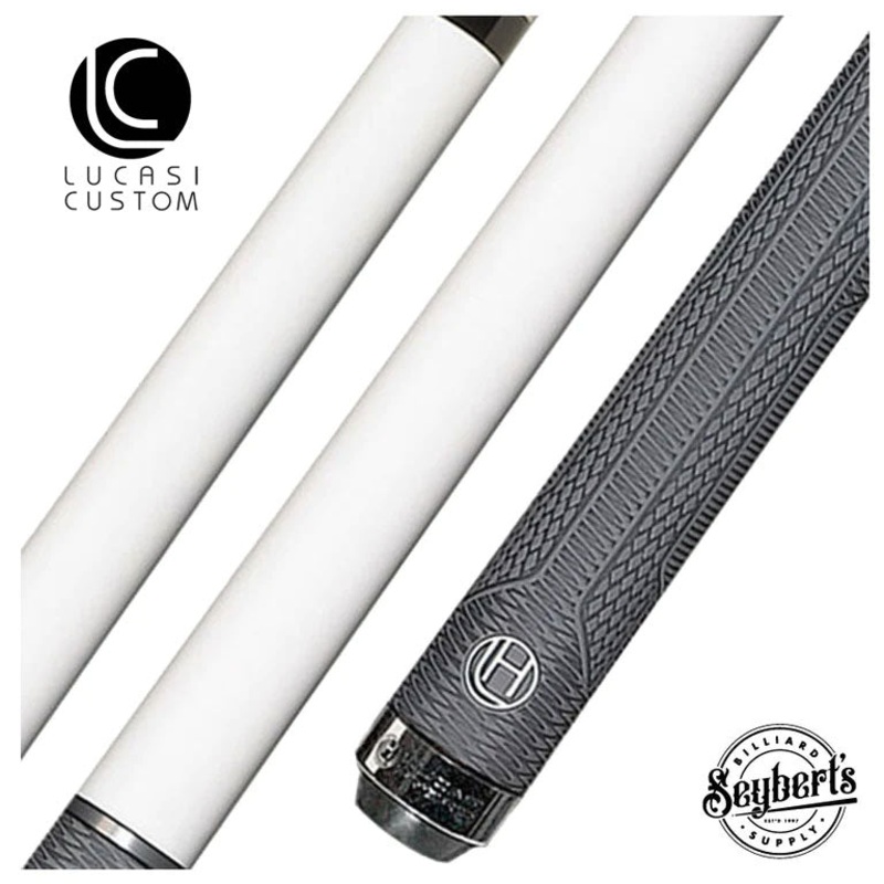 Lucasi Titanium White “The Hitman” Hybrid Pool Cue – LHT87