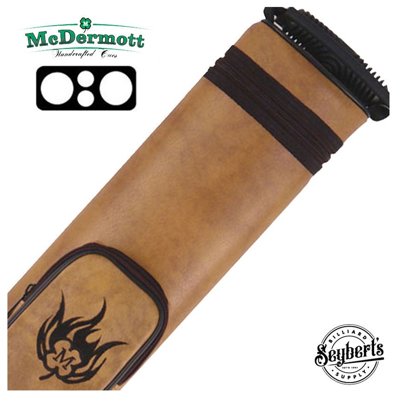 McDermott Wildfire Tan 2×2 Pool Cue Case – 750910